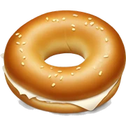 Bagel sticker