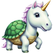 unicorn turtle sticker