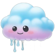 Jellycat cloud sticker
