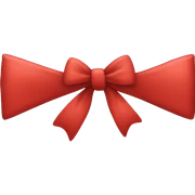 red bow sticker