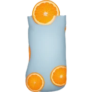 Orange  sticker