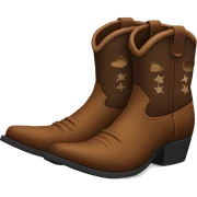 Cowboy boots sticker
