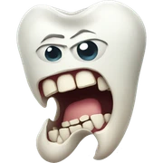 Rotten tooth sticker