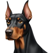 Doberman sticker