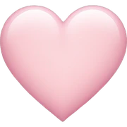 Light pink heart sticker