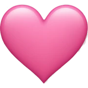 Pink heart sticker