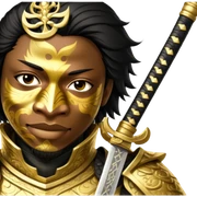 Golden Samurai sticker