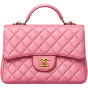 chanel pink purse  sticker