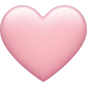 Light pink heart  sticker