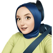 smiling girl in car interior sticker