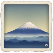 Mount fuji sticker