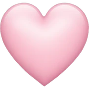Light pink heart  sticker