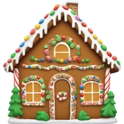 Gingerbread house sticker
