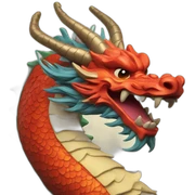 chinese dragon sticker