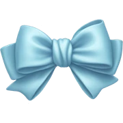baby blue bow pastel sticker