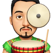 Festive Drummer sticker