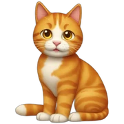 Ginger cat sticker