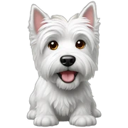 westie dog sticker