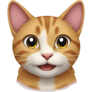 Cat love sticker