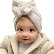 smiling girl looking at viewer sticker