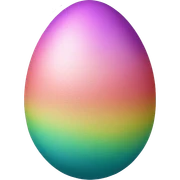 dyed easter egg sticker