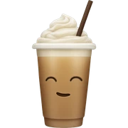 iced latte sticker
