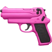 Pink gun  sticker