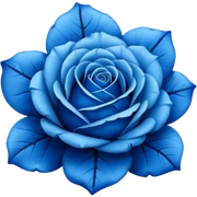 Blue rose  sticker