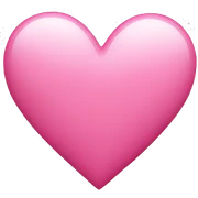 Pink heart sticker