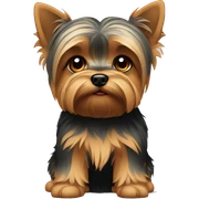 Yorkie sad sticker