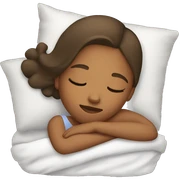 Girl sleeping sticker