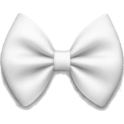 White bow sticker