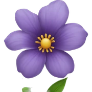 Flower sticker