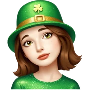 Sparkling Leprechaun sticker