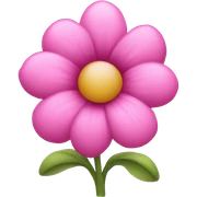 Pink flowers sticker