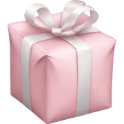 light pink package sticker