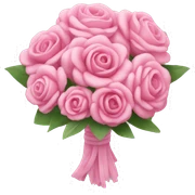 pink bouquet sticker
