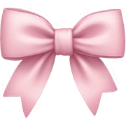 Light pink bow  sticker