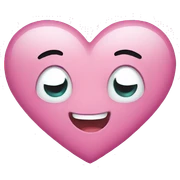 Cute heart  sticker