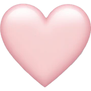 light pink heart  sticker