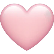 Light pink heart sticker