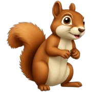A french squirrel sticker