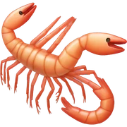 shrimp duck sticker