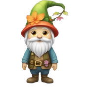 Fairy gnome sticker