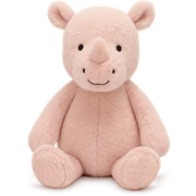 jellycat stuffed plush baby pink rhinoceros sticker