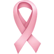 light pink ribbon bow sticker