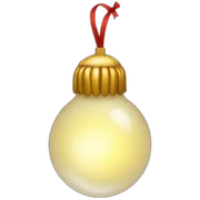 christmas bulb sticker