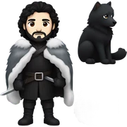 Jon Snow sticker