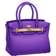 Purple Birkin bag sticker