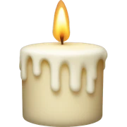 Vanilla candle sticker